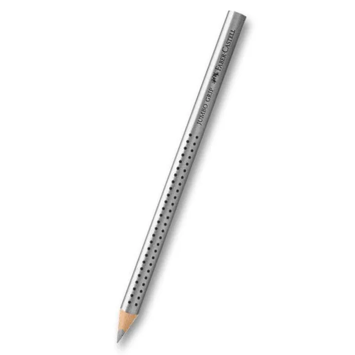 Hauptproduktbild Pastelka Colour Grip Jumbo Metallic stříbrná