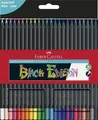 Faber-Castell 116424 Black Edition Buntstift, Pappschachtel 24 Stk