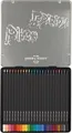 Faber-Castell 116425 Black Edition Buntstift, Blechdose 24 Stk