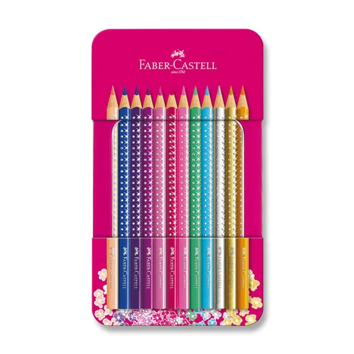 Hauptproduktbild Pastelka Faber-Castell 201737 Sparkle, dárková krabička 12 ks