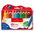 Faber-Castell Grippy Crayon – 10 Farben, Anspitzer