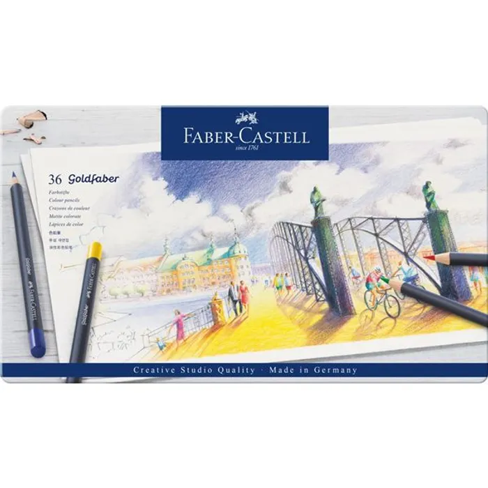 Hauptproduktbild Pastelka Goldfaber, plechová krabička 36ks  Faber Castell 114736
