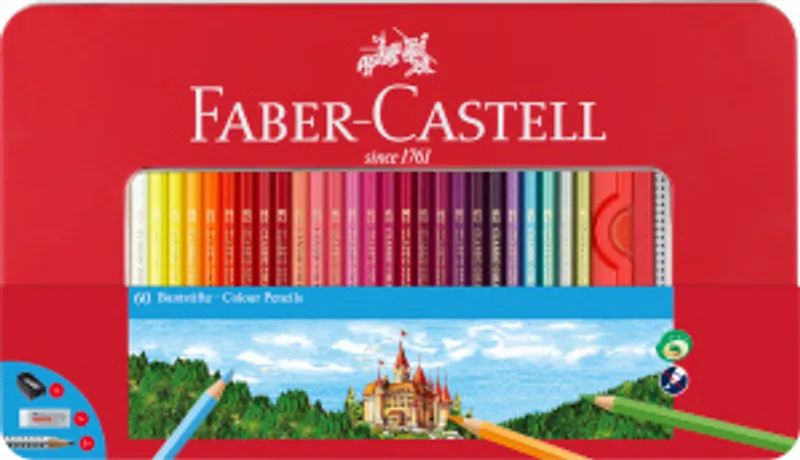 Hauptproduktbild Pastelka šestihranná, dárkový box 60ks  Faber Castell 115894