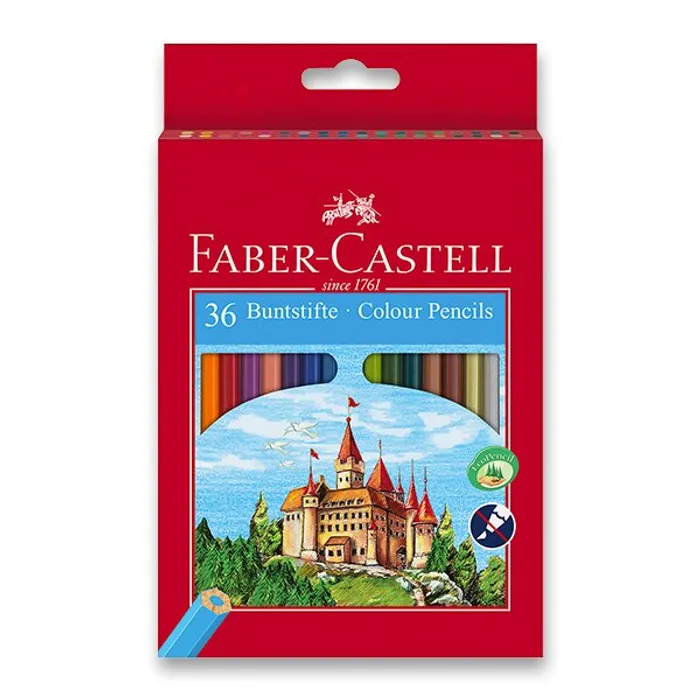 Hauptproduktbild Pastelka šestihranná, pap.krabička 36ks Faber Castell 120136