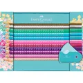 Sparkle Buntstifte Geschenkset, Metalletui türkis, 21-teilig Faber Castell 201641