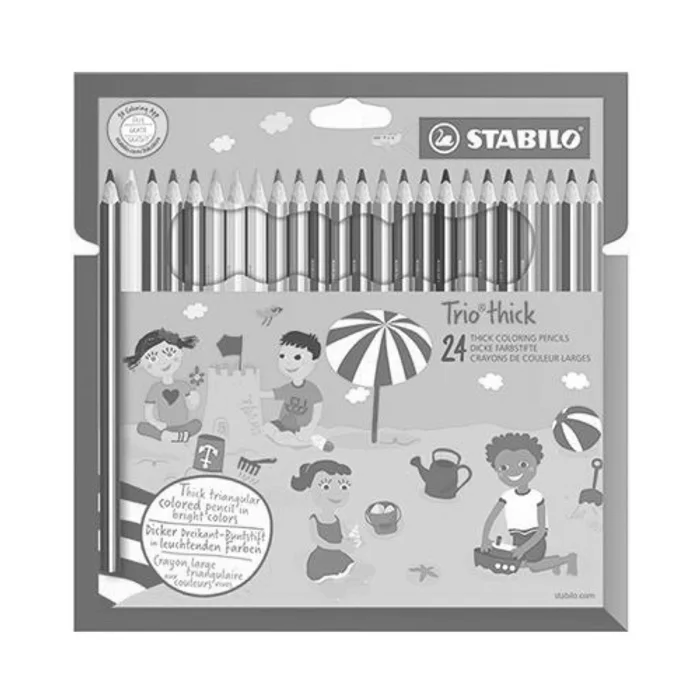 Hauptproduktbild Pastelka Stabilo Trio 24 barev
