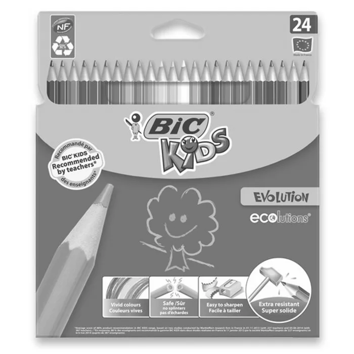 Hauptproduktbild Pastelky Bic Kids Evolution 24 barev