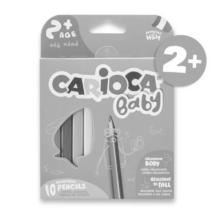 Hauptproduktbild Pastelky Carioca Baby Jumbo 10 barev