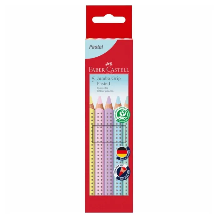 Hauptproduktbild Pastelky Faber-Castell 110991 Jumbo Grip Pastel 5 barev