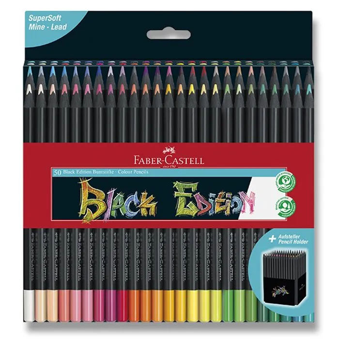 Hauptproduktbild Pastelky Faber-Castell 116450 Black Edition 50 barev
