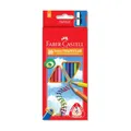 Buntstifte Faber-Castell 116510 Junior Dreieckig 10 Farben + Spitzer