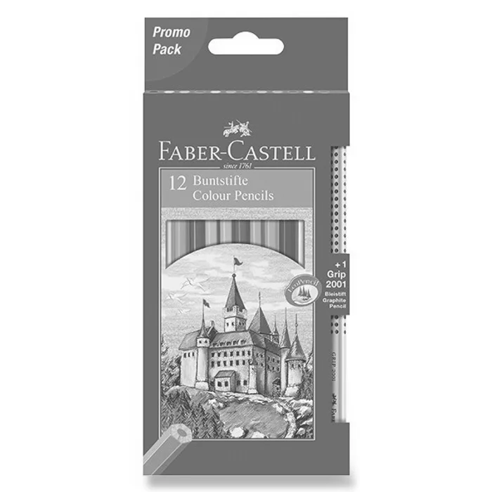 Hauptproduktbild Pastelky Faber-Castell 12 barev + grafitová tužka