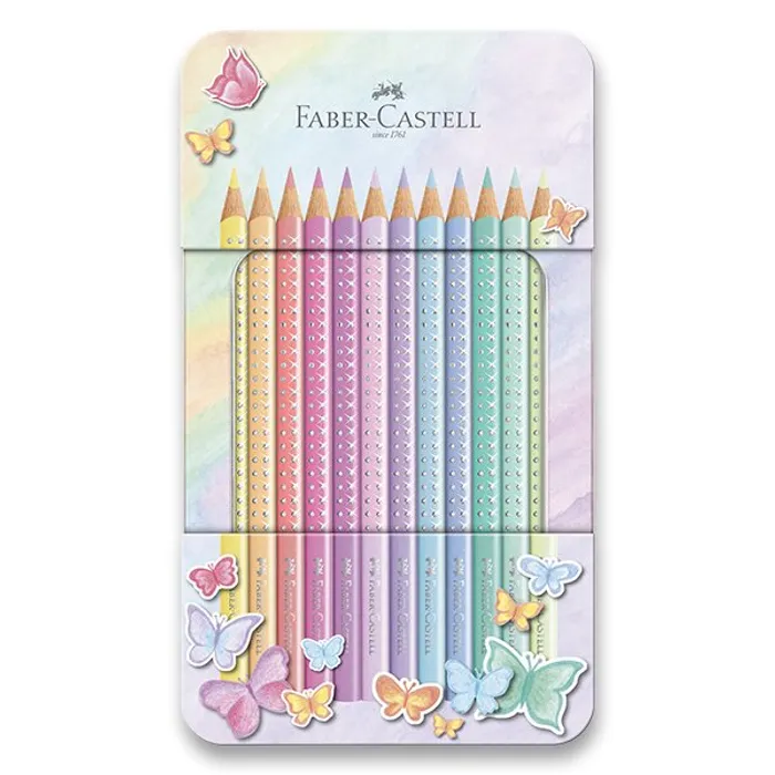 Hauptproduktbild Pastelky Faber-Castell 201910 Sparkle 12 barev