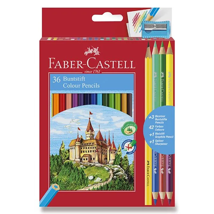 Hauptproduktbild Pastelky Faber-Castell 36 barev + 6 barev