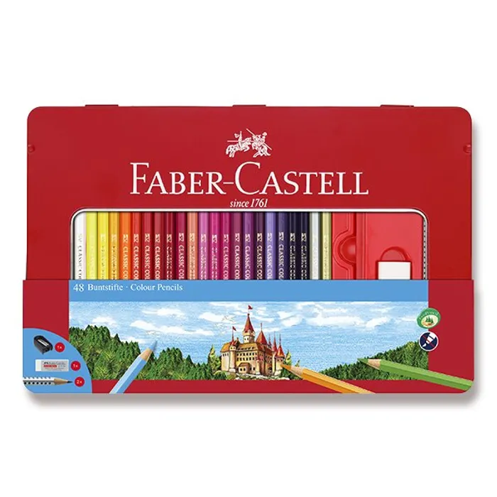 Hauptproduktbild Pastelky Faber-Castell 48 barev + příslušenství 115888
