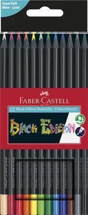 Hauptproduktbild Pastelky Faber-Castell Black Edition 12 barev