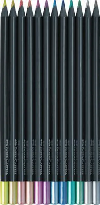 Hauptproduktbild Pastelky Faber-Castell Black Edition Metalic 12 barev