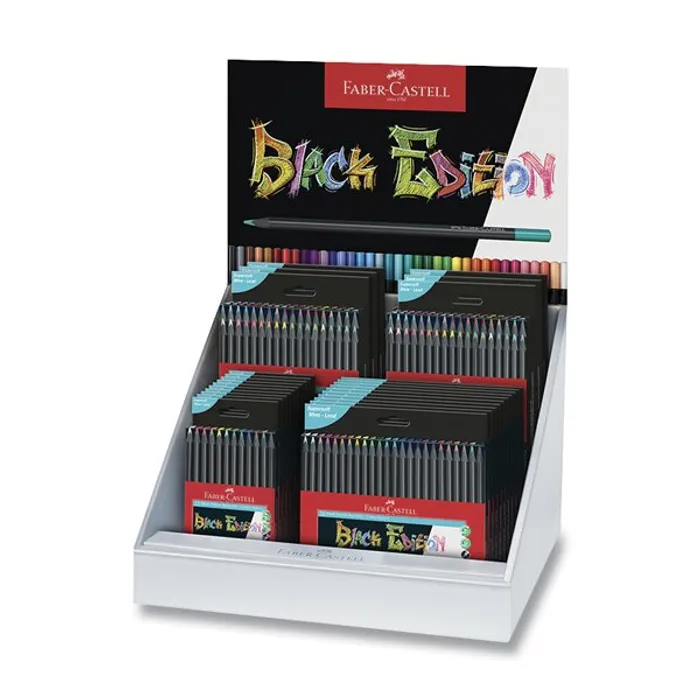 Hauptproduktbild Pastelky Faber-Castell Black Edition stojánek, 26 ks balení