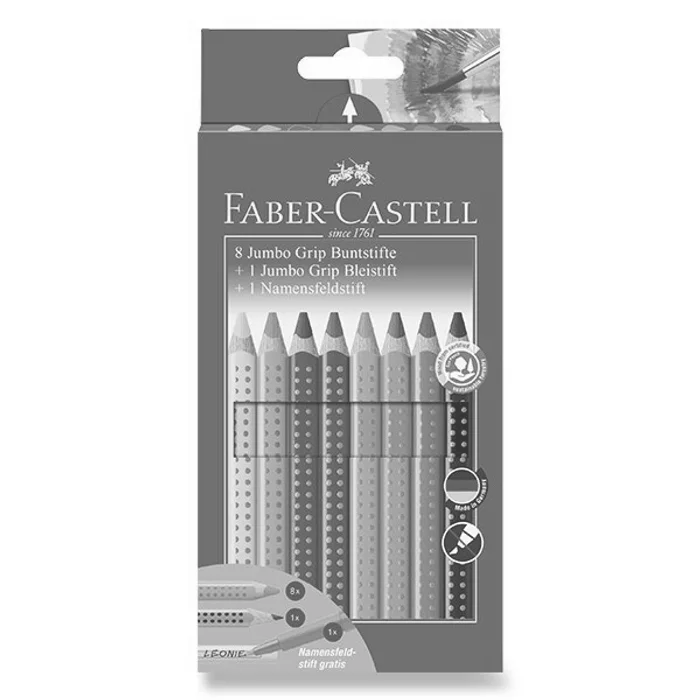 Hauptproduktbild Pastelky Faber-Castell Colour Grip Jumbo 10 barev