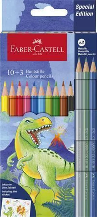 Hauptproduktbild Pastelky Faber-Castell Dinosaurus 13 barev
