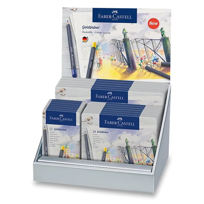 Hauptproduktbild Pastelky Faber-Castell Goldfaber stojánek, 19 ks