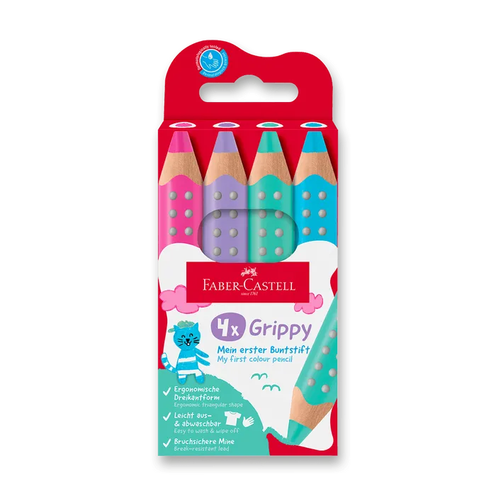 Hauptproduktbild Pastelky Faber-Castell Grippy Pastel [4 ks]