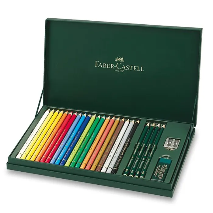 Hauptproduktbild Pastelky Faber-Castell Polychromos 210051 -20 barev s příslušenstvím