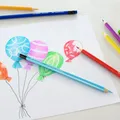 Weiteres Produktbild Faber-Castell 116612 Buntstifte mit farbigem Gummi, 12 Farben