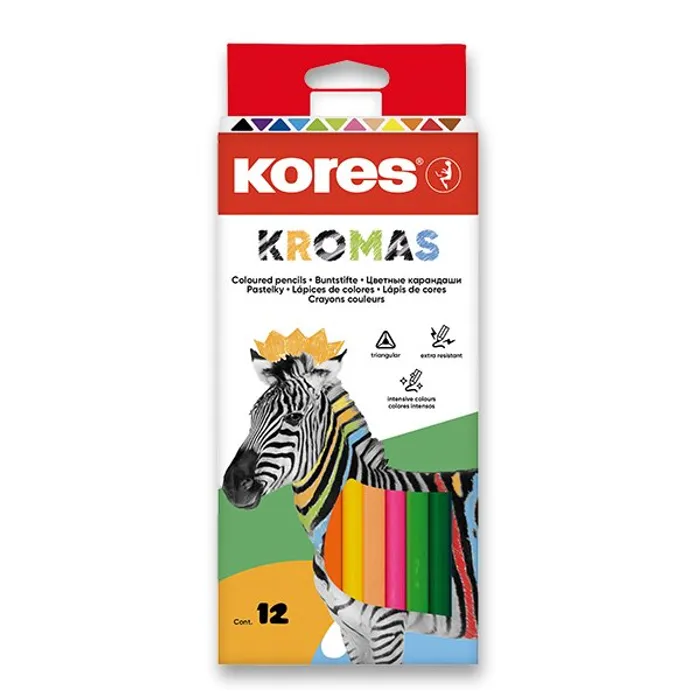 Hauptproduktbild Pastelky Kores Kromas 12 barev