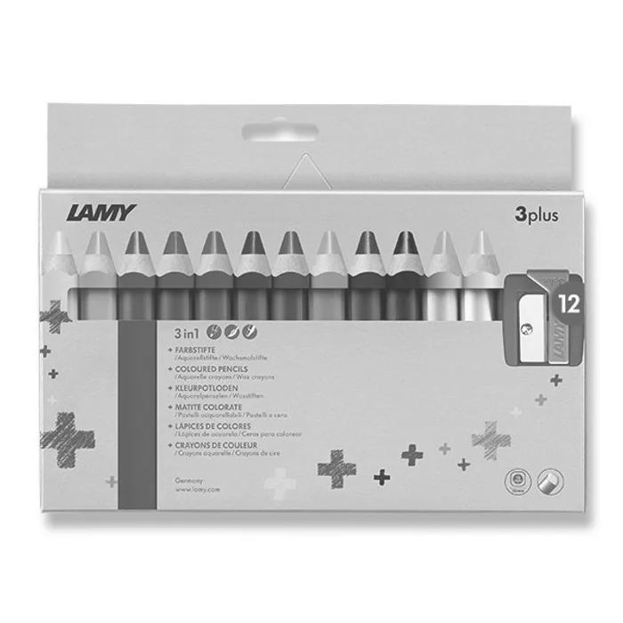 Hauptproduktbild Pastelky Lamy 3plus 12 barev