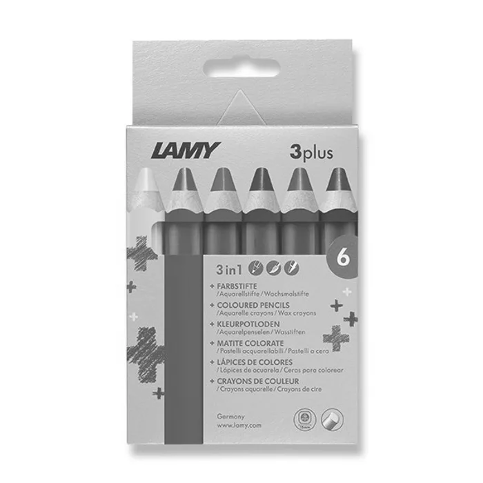 Hauptproduktbild Pastelky Lamy 3plus 6 barev