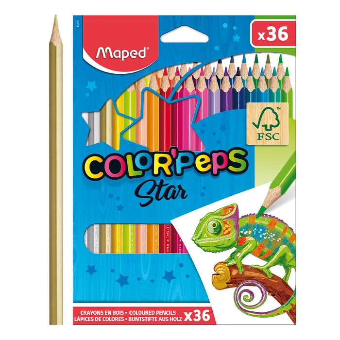 Hauptproduktbild Pastelky Maped Color´Peps, 36 barev