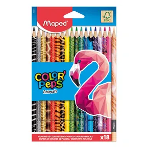 Pastelky Maped Color´Peps Animals - 18 barev