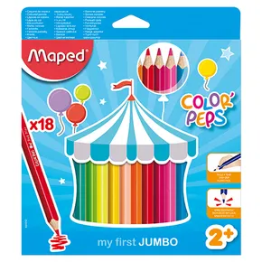 Maped Color'Peps Jumbo-Buntstifte, 18 Farben