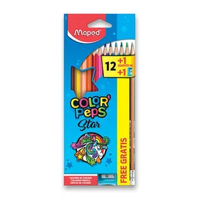 Buntstifte Maped Color'Peps 12 Farben + Spitzer und Graphitstift