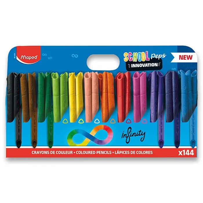 Hauptproduktbild Pastelky Maped Color'Peps Infinity školní sada, 144 ks
