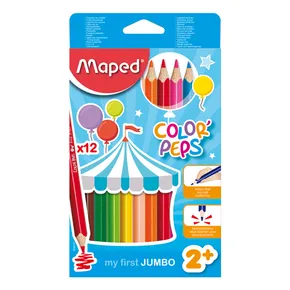 Maped Color'Peps Jumbo Jumbo-Buntstifte, 12 Farben