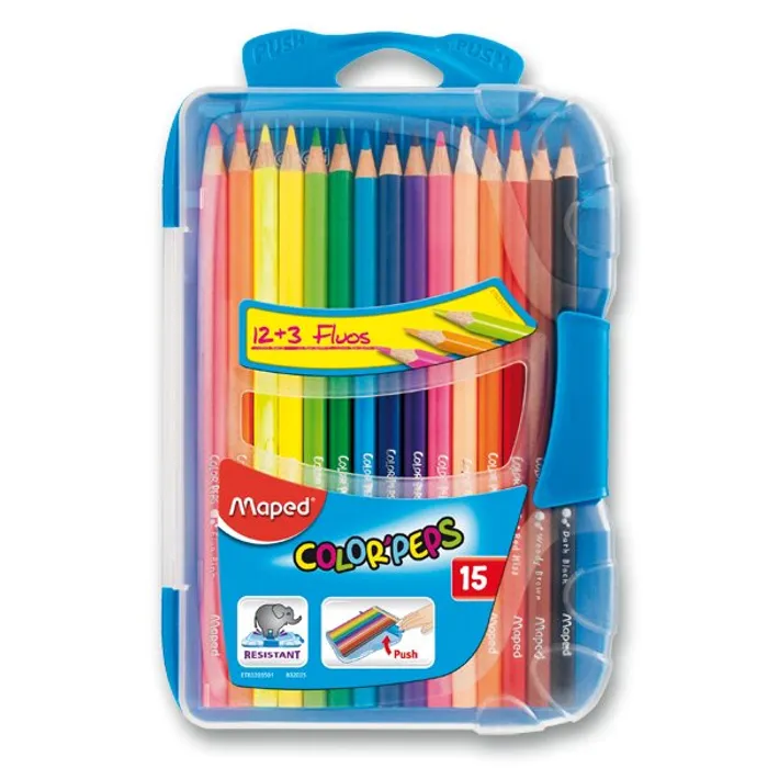 Hauptproduktbild Pastelky Maped Color'Peps Smart Box - 15 barev