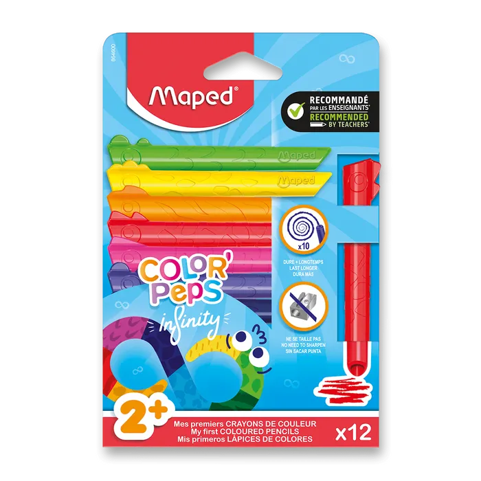 Hauptproduktbild Pastelky Maped Infinity Kidy Jumbo - 12 ks