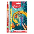 Pastelky Maped Jumbo Jungle Fever 12 barev, trojhranné