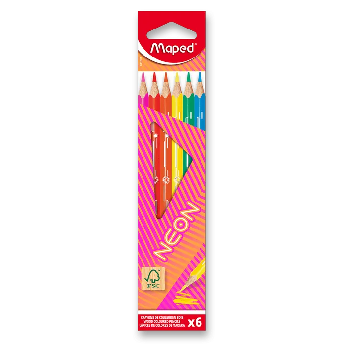 Hauptproduktbild Pastelky Maped Neon 6 ks