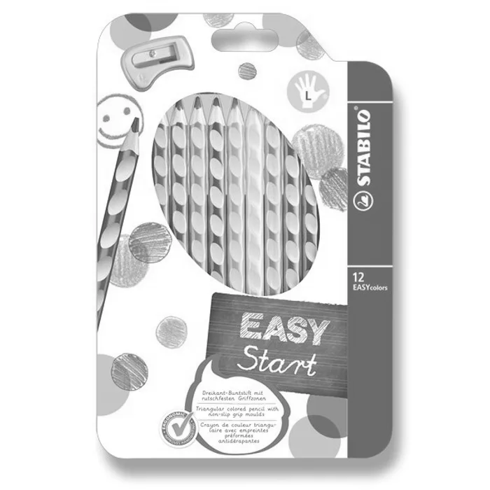 Hauptproduktbild Pastelky Stabilo EASYcolors 12 barev, pro leváky