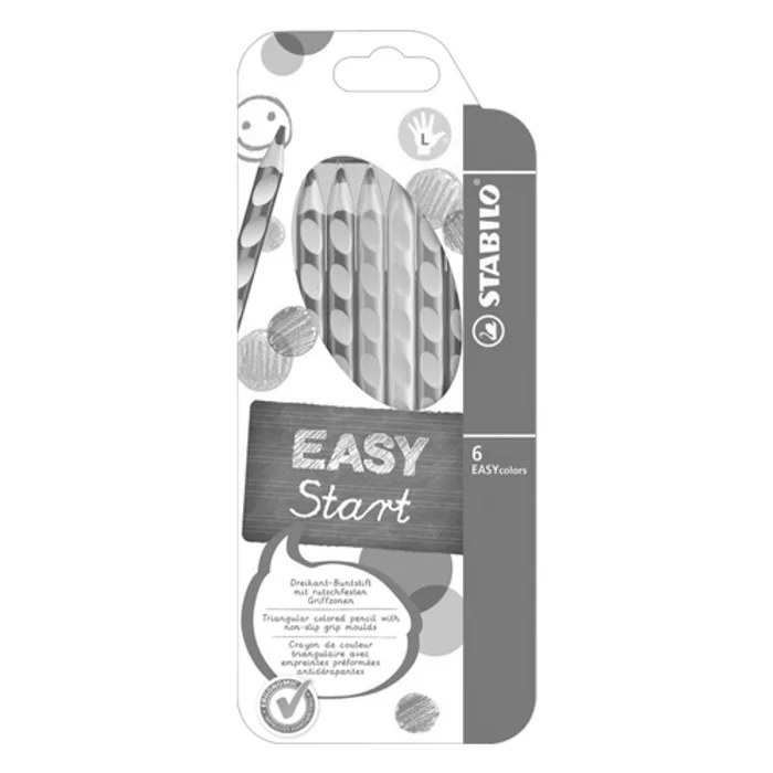 Hauptproduktbild Pastelky Stabilo EASYcolors 6 barev, pro leváky