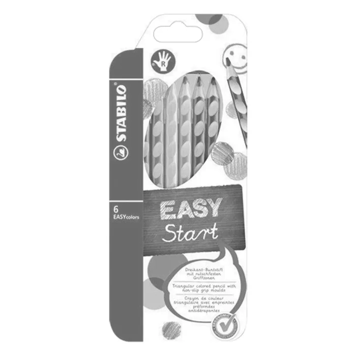 Hauptproduktbild Pastelky Stabilo EASYcolors 6 barev, pro praváky
