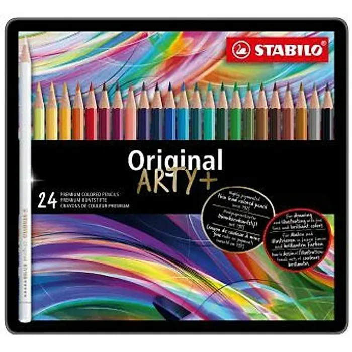 Hauptproduktbild Pastelky STABILO Original - ARTY+ - 24 ks sada v plechu