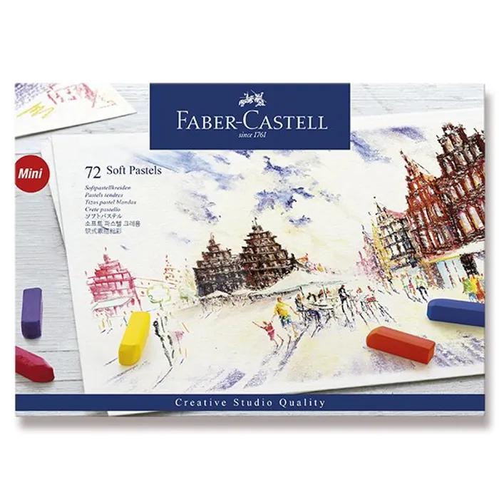 Hauptproduktbild Pastelové křídy Faber-Castell Mini 72 barev