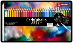 Pastellkreiden STABILO CarbOthello - ARTY+ - 60-teiliges Set in einer Dose
