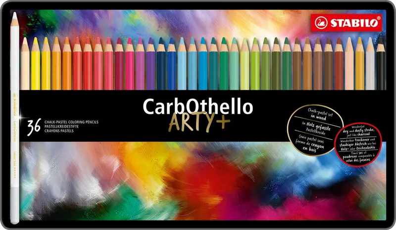 Hauptproduktbild Pastelové tužky STABILO CarbOthello ARTY 36 ks v plechovém pouzdru