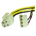 Speise intern, P4 (4pin) M, 0, schwarz, Logo, MOLEX