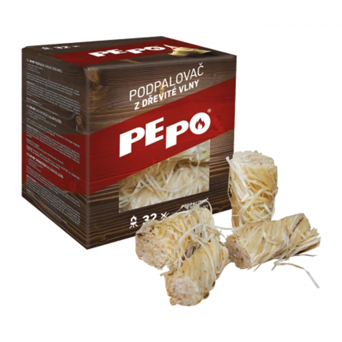 Hauptproduktbild Pe-Po Podpalovač z dřevité vlny 32 podpalů